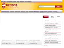 Tablet Screenshot of denosa.org.za